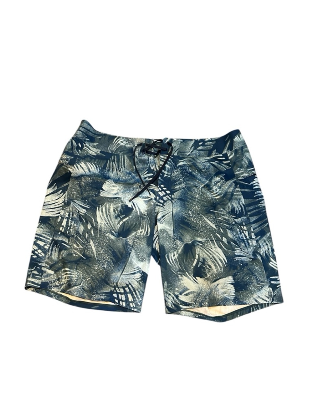 Lululemon Current State Board Swim Shorts Trucks 10” Blue Palms Practice 38 9 In